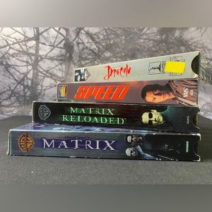 Keanu Reeves VHS Lot of 4